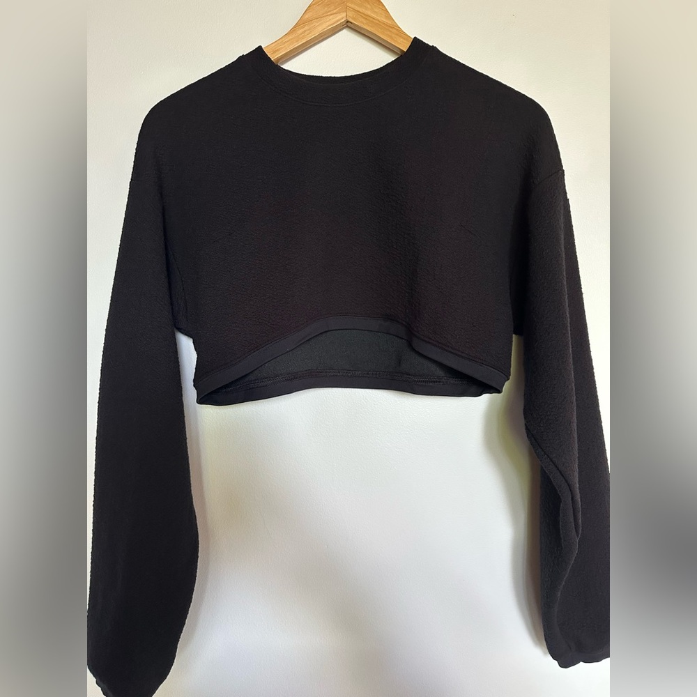 All Yoga Extreme Crop Pullover Textured
